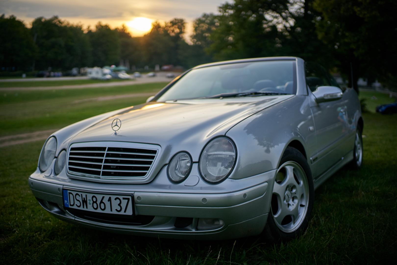 Mercedes CLK - Sun set
