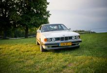 BMW 735i (E32) Przód Zachód Słońca